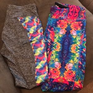 Lularoe Jordan workout leggings size Large